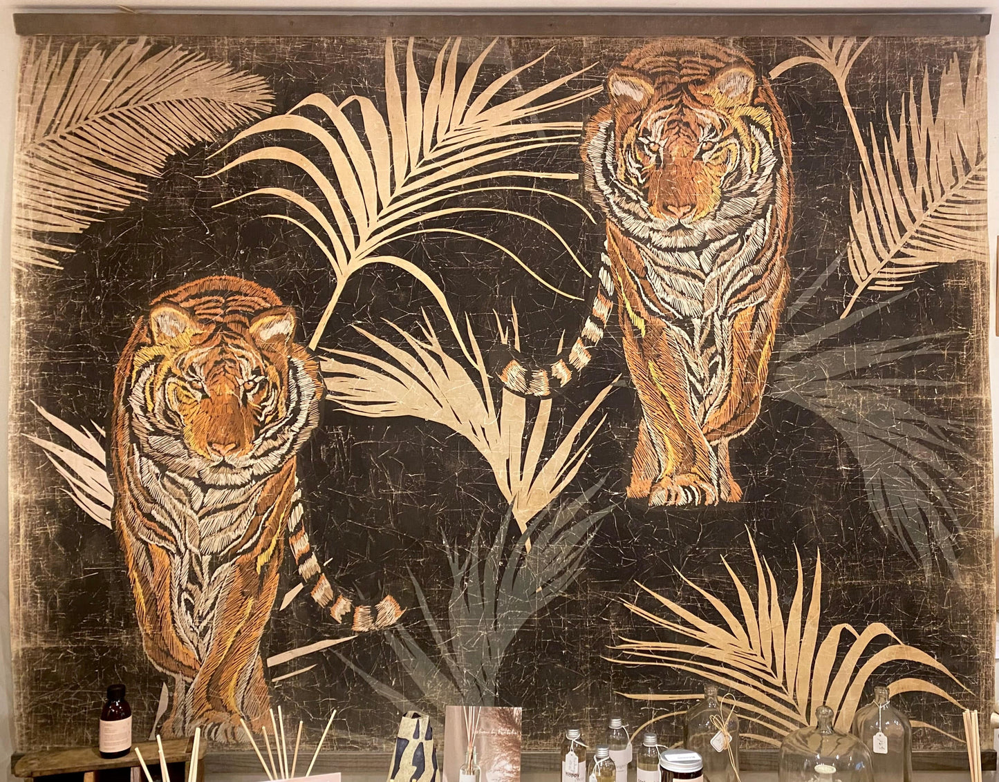 Panneau mural Tigres du Bengale