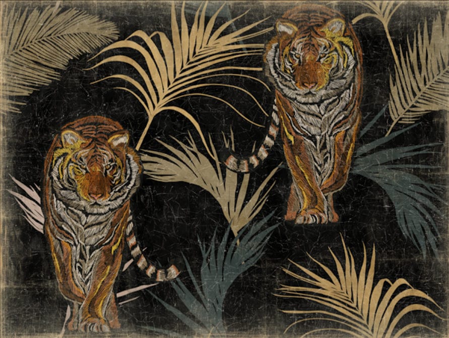 Panneau mural Tigres du Bengale