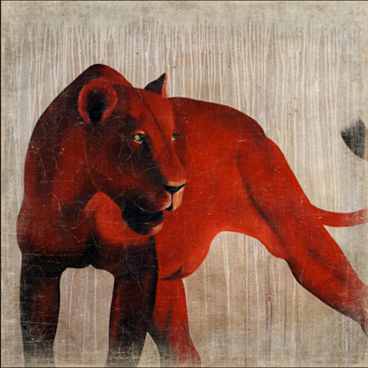 Panneau mural Red Lioness